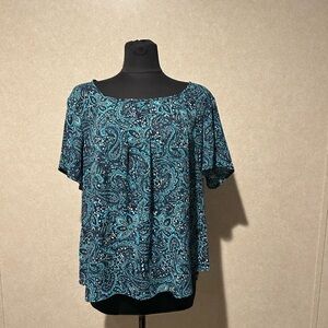 Kim Rogers Paisley Top XL